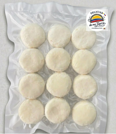 Paquete de pandebonos al vacío